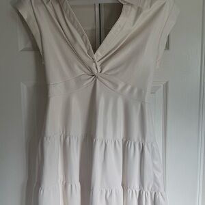 Alice + Olivia Cream Mini Dress